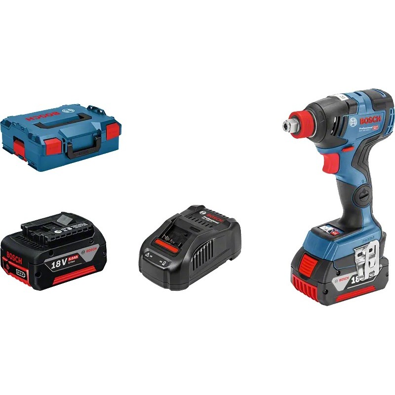 Bosch Profesyonel GDX 18V-200 C  2x5 Ah Akülü Darbeli Vidalama-Somun Sıkma - 06019G4201