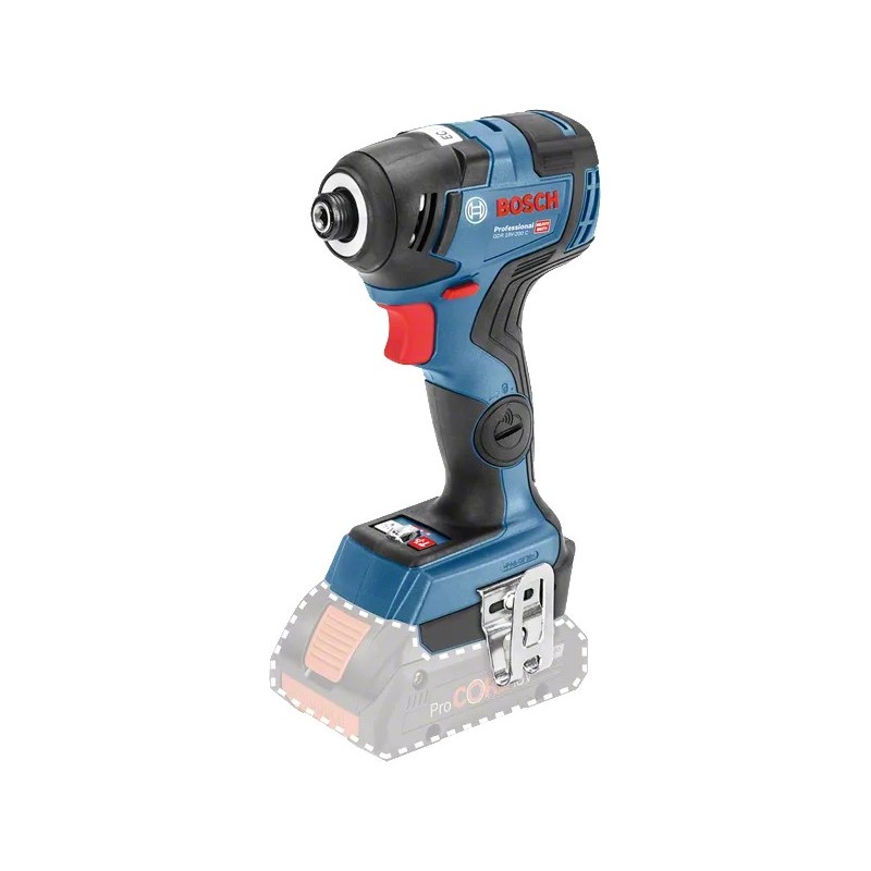 Bosch Profesyonel GDR 18V-200 C Akülü Darbeli Vidalama SOLO (Akü ve Şarj Yoktur) - 06019G4104