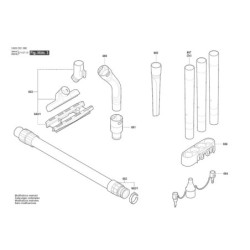 AdvancedVac 18V-8 Emme Borusu 1 619 PB0 868