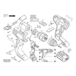 EasyDrill 18V-38 Doğru Akım Motoru 1 607 000 EU1