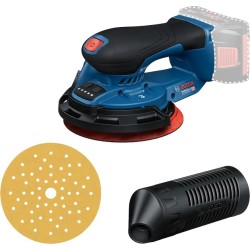 Bosch GEX 18V-150-3 Akülü Eksantrik Zımpara SOLO (Akü ve Şarj Yoktur) - 0601372904