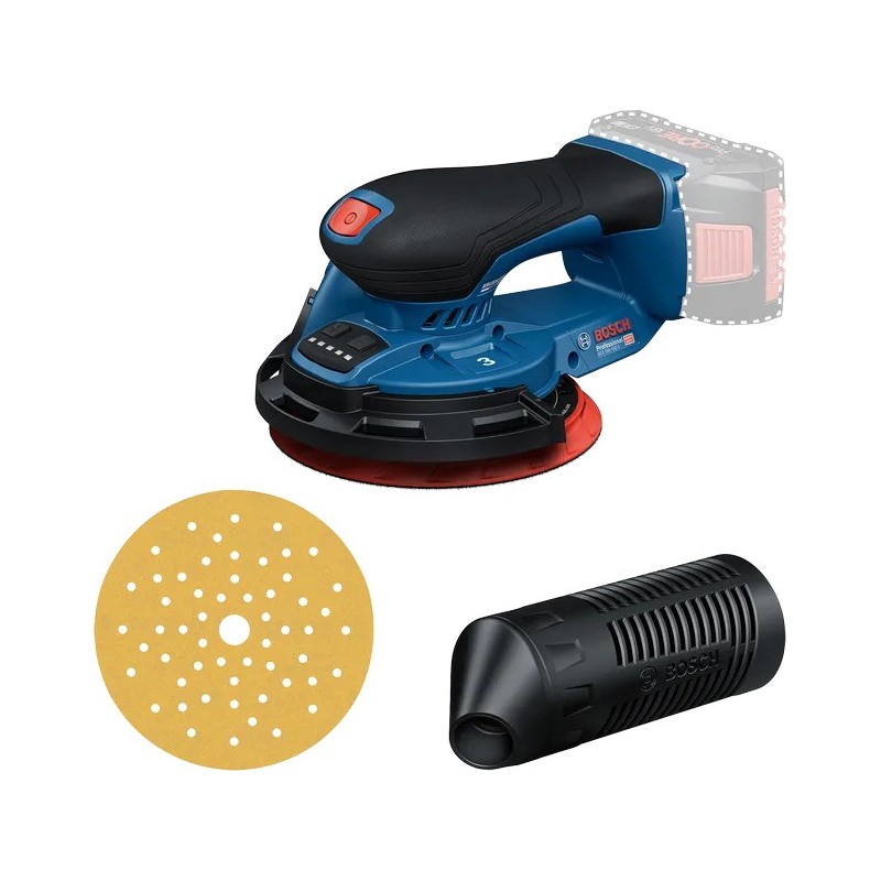 Bosch GEX 18V-150-3 Akülü Eksantrik Zımpara SOLO (Akü ve Şarj Yoktur) - 0601372904