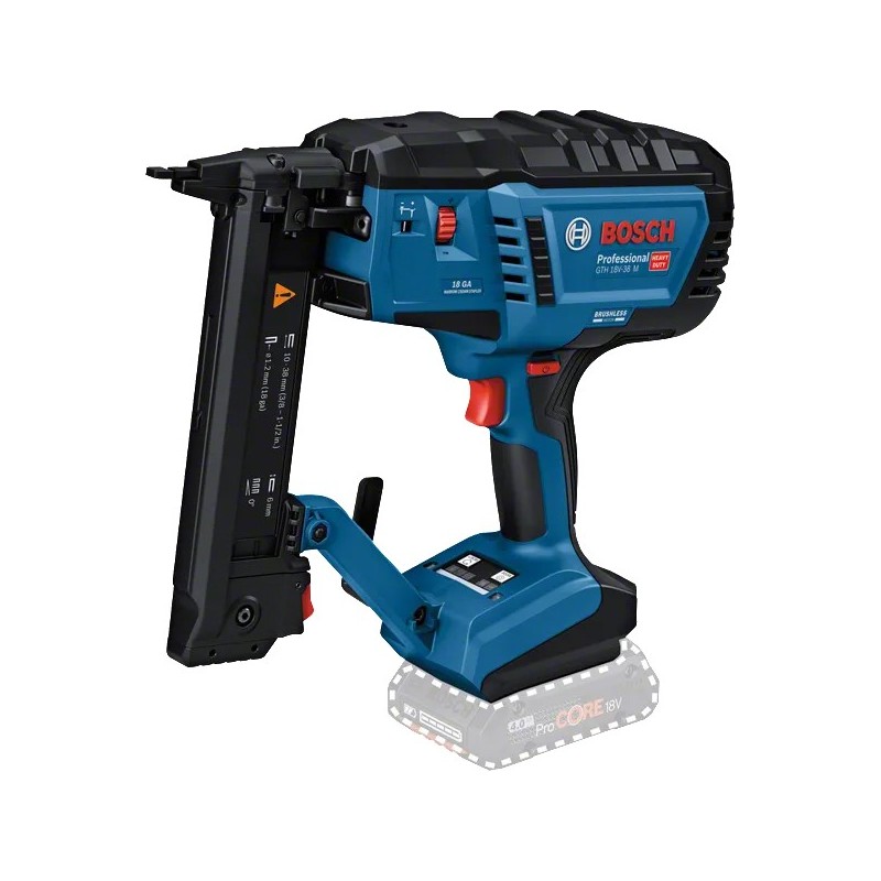 Bosch GTH 18V-38 M Akülü Ahşap Zımbalama Tabancası SOLO (Akü ve Şarj Yoktur) - 0601482500