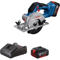 Bosch GKS 18V-51  2x4 Ah. Akülü Daire Testere 140 mm -  06019M3122