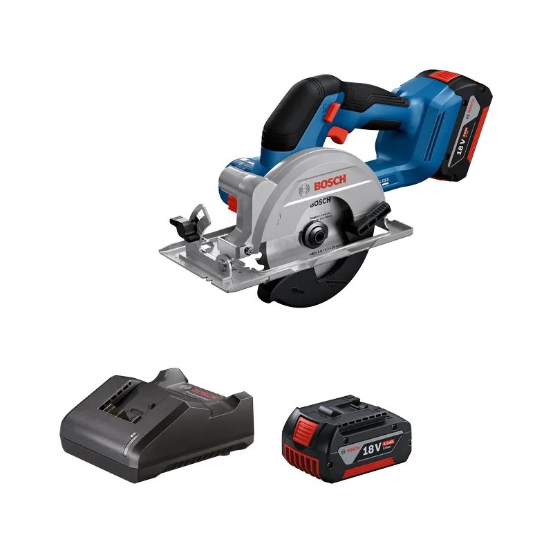 Bosch GKS 18V-51  2x4 Ah. Akülü Daire Testere 140 mm -  06019M3122