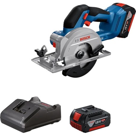 Bosch GKS 18V-51  2x4 Ah. Akülü Daire Testere 140 mm -  06019M3122