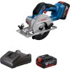 Bosch GKS 18V-51  2x4 Ah. Akülü Daire Testere 140 mm -  06019M3122