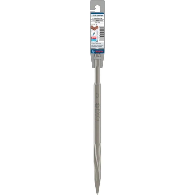 Bosch Pro SDS Plus-5C Rtec 250 mm Kırıcı Sivri Keski-Murç - 2608690549
