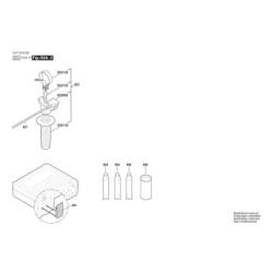GBH 240 F Vites Kolu Handle 1 612 026 157