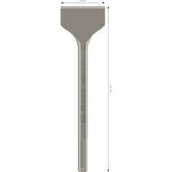 Bosch Pro SDS Max-4C 300x80 mm Kırıcı Geniş Yassı Keski - 2608690570