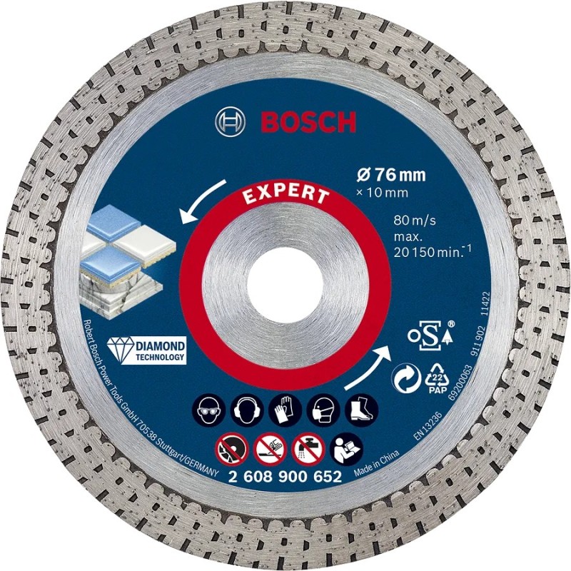Bosch Expert 76 mm Seramik  Elmas Kesme Diski - 2608900652