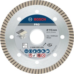 Bosch Best 115mm Extra Temiz Turbo Elmas Seramik Kesme Diski - 2608602478