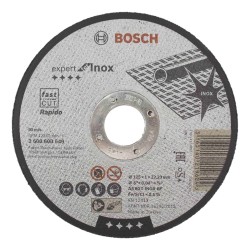 Bosch 125x1 mm Expert Inox Kesme Taşı Rapido Düz ( 25'li Paket) - 2608600549