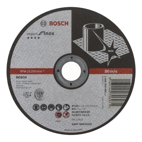 Bosch 150x1,6 mm Expert Inox Kesme Taşı Düz (25'li Paket) - 2608603405