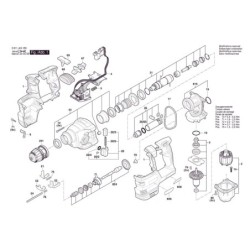 GBH 18V-22 X Vites Kolu Handle 1 612 026 151