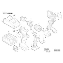 GSR 18V-45 Çevrim Kolu 1 600 A01 Z04