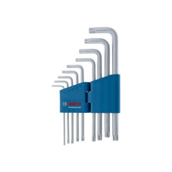 Bosch Profesyonel Alyan Anahtar Takımı Torx 9 Parça (10-50 Mm) - 1600A01TH4