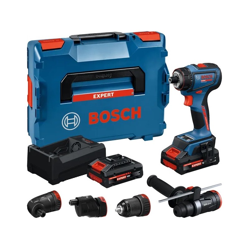 BOSCH EXPERT EXSR18V-90FC 2x4 Ah Akülü FlexiClick Vidalama Seti - 06019R2001