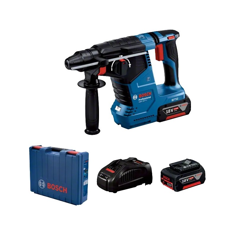 Bosch Akülü Kırıcı Delici Makine GBH 187-LI (2 x 5,0 Ah Akü) - 0611923021