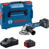 Bosch GWS 18V-15 SC 2x8 Ah Akülü Taşlama Makinesi - 06019H6101