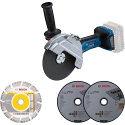 Bosch GWS 18V-180 P Akülü 180 mm Taşlama Makinesi (Akü ve Şarj Yoktur) - 06019H6L01