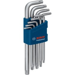 Bosch Profesyonel Alyan Anahtar Takımı Torx 9 Parça (10-50 Mm) - 1600A01TH4