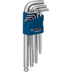 Bosch Profesyonel Alyan Anahtar Takımı Hex 9 Parça (1,5-10 Mm) - 1600A01TH5