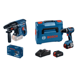 GBH 180-Li + GSR 18v-65 + 2x5ah Akülü Delme Vidalama ve Kırıcı Delici Set