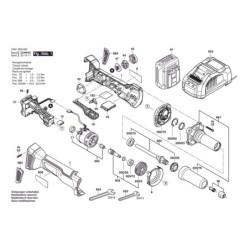 GGS 18V-23 PLC Elektrik Motoru 1 607 000 CA4
