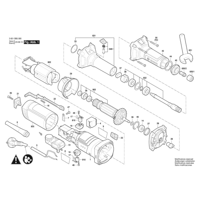 GGS 30 LS Motor Gövdesi 1 619 P20 936