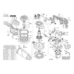 GEX 125-150 AVE Armatür Armature 2 604 011 434