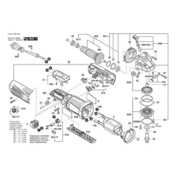 GWS 9-115 P Kömür Fırça Seti Rush Set 1 607 000 V37