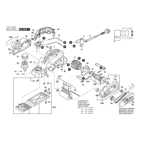 GHO 16-82 Motor Gövdesi Ng 2 609 199 975