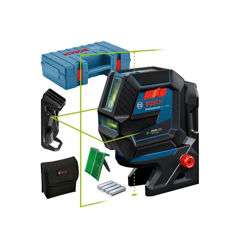 Bosch Profesyonel GCL 2-50 G +RM 10+ DK 10 Yeşil Lazer Hizalama - 0601066M02