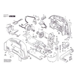 GST 18V-155 BC Electronik Modül 01-42 1 619 P17 197