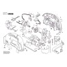GST 18V-155 BC Electronik Modül 01-42 1 619 P17 197