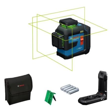 Bosch Profesyonel GLL 80-33 G Kalem Pilli 3 x 360° Yeşil Çizgi Lazeri - 0601065500