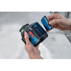 Bosch Profesyonel GLL 80-33 G Kalem Pilli 3 x 360° Yeşil Çizgi Lazeri - 0601065500