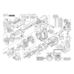 GSA 1300 PCE Motor Gövdesi Housing 2 610 013 221
