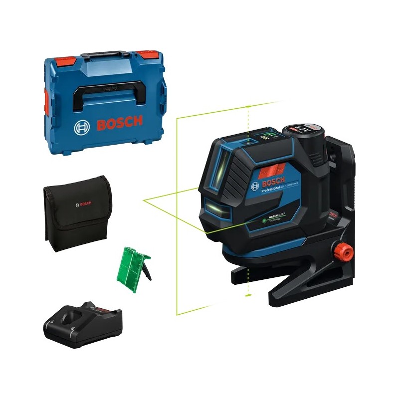 Bosch Profesyonel GCL 12V-50-22 CG 12V Nokta+Artı Çizgi Lazer Hizalama Cihazı - 0601066S02