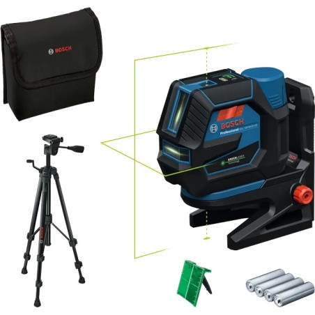 Bosch Profesyonel GCL 12V-50-22 CG Tripodlu Nokta+Artı Çizgi Lazer Hizalama Cihazı - 0601066S01