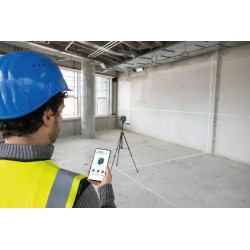 Bosch Profesyonel GLL 12V-100-33 CG AA Pilli 3x360° Yeşil Çizgi Lazeri - 0601065400