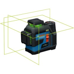 Bosch Profesyonel GLL 12V-100-33 CG Akülü 3x360° Yeşil Çizgi Lazeri L-Boxx - 0601065401