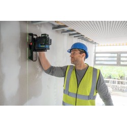Bosch Profesyonel GLL 12V-100-33 CG Akülü 3x360° Yeşil Çizgi Lazeri L-Boxx - 0601065401