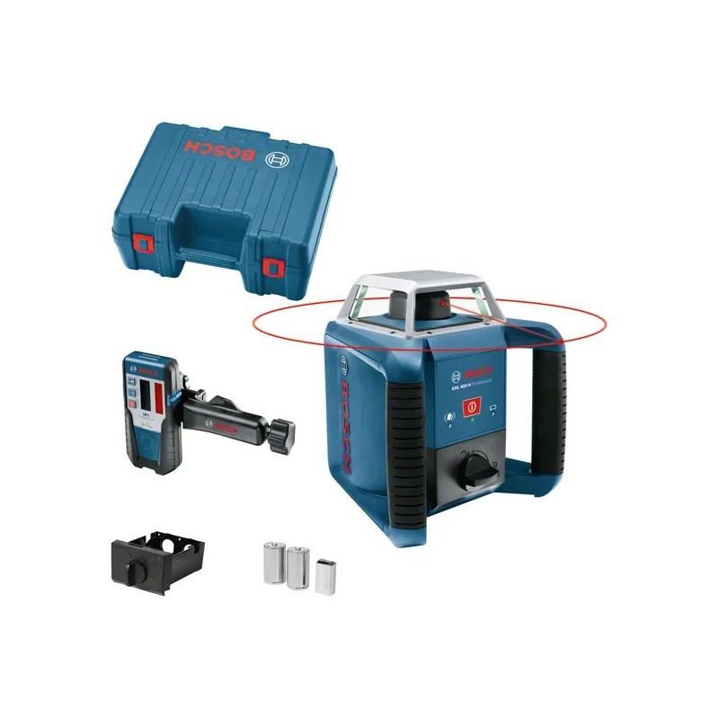 Bosch Profesyonel GRL 400 H Rotasyon Lazeri LR1 Alıcılı - 0601061800