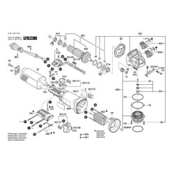 GWX 14-125 Motor Gövdesi Se 1 605 108 249