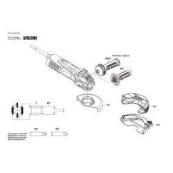 GWX 19-125 S Parça Seti 1 607 000 D5G