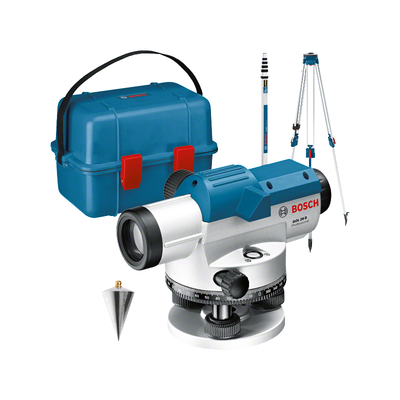 Bosch Profesyonel GOL 26D +( BT160 + GR500) Optik Nivelman (Nivo) - 0601068002