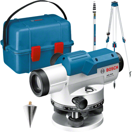 Bosch Profesyonel GOL 26D +( BT160 + GR500) Optik Nivelman (Nivo) - 0601068002