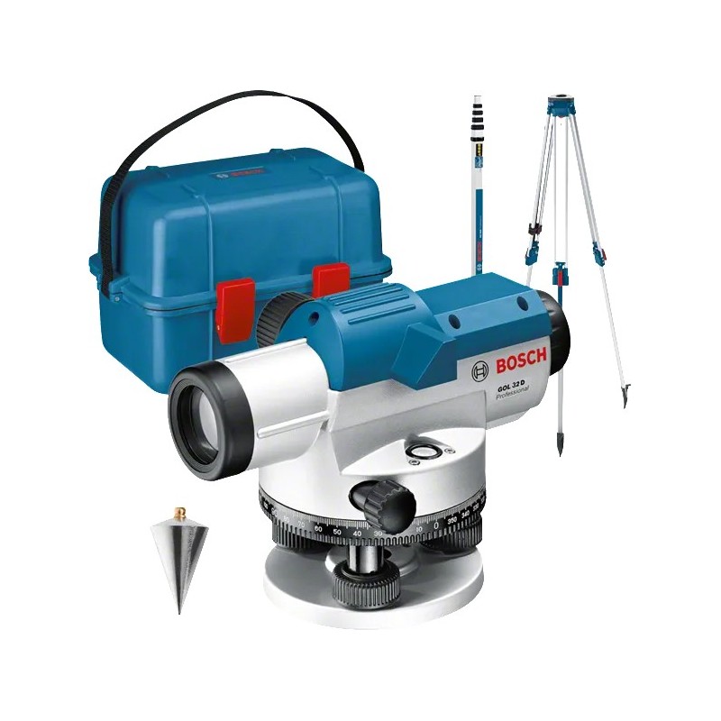 Bosch Profesyonel GOL 32D + (BT160 + GR500) Optik Nivelman (Nivo) - 0601068502